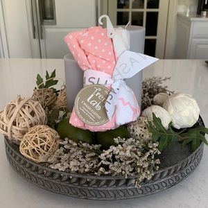 Trend Lab Pink Sky set of 5 wash cloths